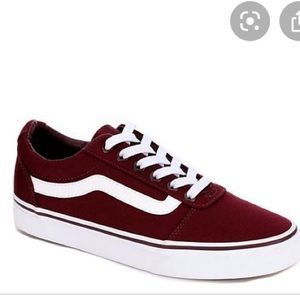 Burgundy classic Vans